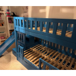 massief houten hoogslaper modern